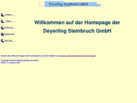 steinbruch-deyerling.de Webseite Vorschau