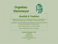 steinmeyer-orgelbau.de Webseite Vorschau