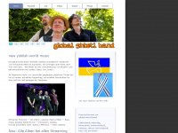 globalshtetlband.com Webseite Vorschau