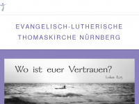 thomaskirche-nuernberg.de Webseite Vorschau