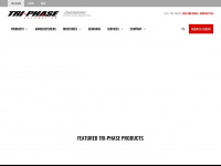 tri-phase.com Webseite Vorschau