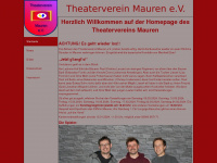 theater-mauren.de Webseite Vorschau