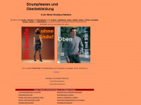 strumpfwaren-boutique-barbara.de Webseite Vorschau