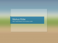 markus-ruebe.de Webseite Vorschau