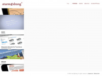 sturm-drang.com Webseite Vorschau