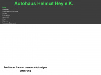 autohaus-hey.de Webseite Vorschau