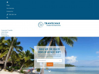 travelvax.com.au Webseite Vorschau