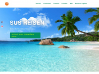 sus-reisen.com Webseite Vorschau