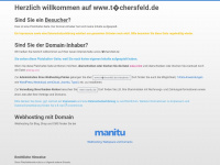 tuechersfeld.net Webseite Vorschau