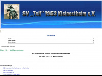 sv-tell-kleinostheim.de Webseite Vorschau