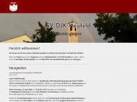 sv-djk-heufeld.de Webseite Vorschau