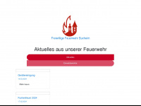 feuerwehr-buxheim.de Webseite Vorschau