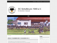 sc-schollbrunn.de Webseite Vorschau