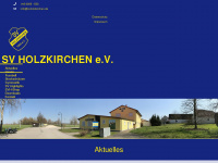 svholzkirchen.de Webseite Vorschau