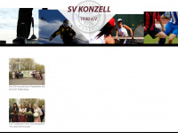 sv-konzell.de Webseite Vorschau