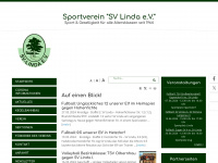 sv-linda.de Webseite Vorschau
