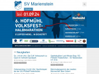 sv-marienstein.de Webseite Vorschau