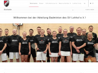 badminton-svlohhof.de Webseite Vorschau