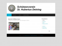 sv-hubertus-deining.de Webseite Vorschau