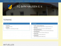 fc-birkhausen.de Webseite Vorschau