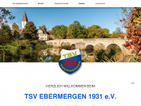 tsv-ebermergen.de Webseite Vorschau