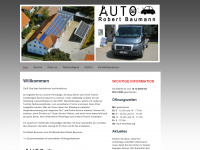 auto-robert-baumann.de Webseite Vorschau