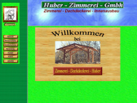 huber-zimmerei-gmbh.de Webseite Vorschau
