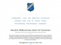 sv-schechen.de Webseite Vorschau