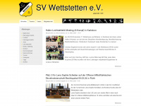 sv-wettstetten.de Webseite Vorschau