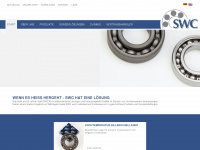 swc-bearings.de Webseite Vorschau
