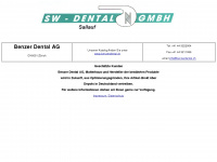 sw-dental.de Webseite Vorschau