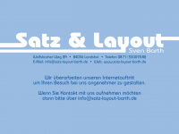 satz-layout-barth.de Webseite Vorschau
