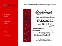 sz-faulbach.de Webseite Vorschau