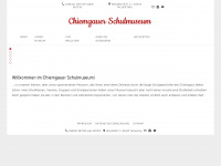 chiemgauer-schulmuseum.de Webseite Vorschau