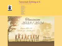tanzclubeching.de Webseite Vorschau