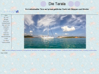 tarala.de Webseite Vorschau
