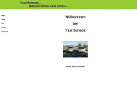 taxi-scheck.de Webseite Vorschau