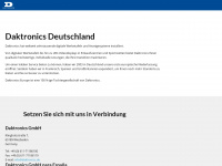 daktronics.com Webseite Vorschau