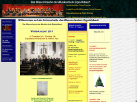 blasorchester-ergoldsbach.de Webseite Vorschau