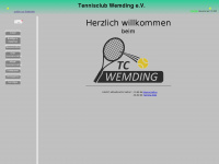 tc-wemding.com Webseite Vorschau