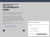 technoblech-gmbh.de Webseite Vorschau