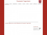 feuerwehr-tegernheim.de Webseite Vorschau