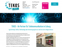 tekos.de Webseite Vorschau