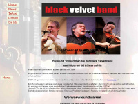 blackvelvet.de Webseite Vorschau