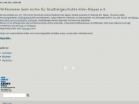archiv-koeln-nippes.de Webseite Vorschau