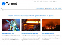 tenmat.com Webseite Vorschau