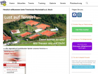 tennisclub-hoechstadt.de Webseite Vorschau