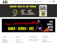 1a-tennis.de Webseite Vorschau