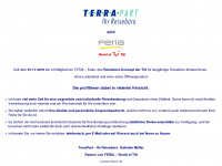 terrapart.de Webseite Vorschau