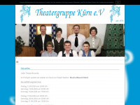 theatergruppe-kuern.de Webseite Vorschau